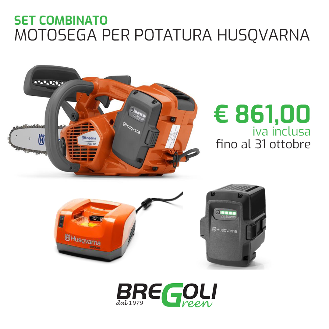 Motosega da potatura a batteria Husqvarna in offerta